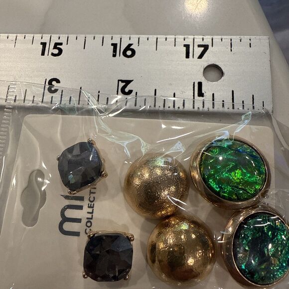 Mia Collection By Kim Min Sun Pack Of 3 pairs of fashion Earrings - Picture 6 of 6